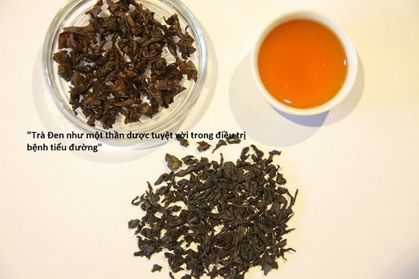 Trà đen điều trị bệnh tiểu đường